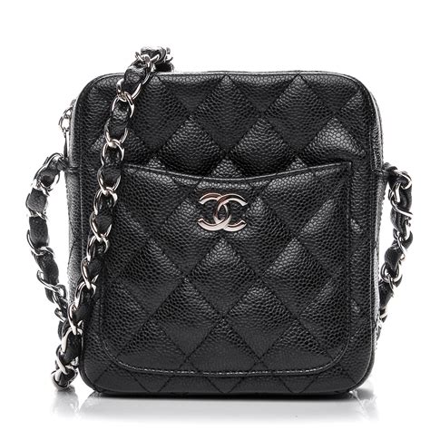 chanel caviar camera bag